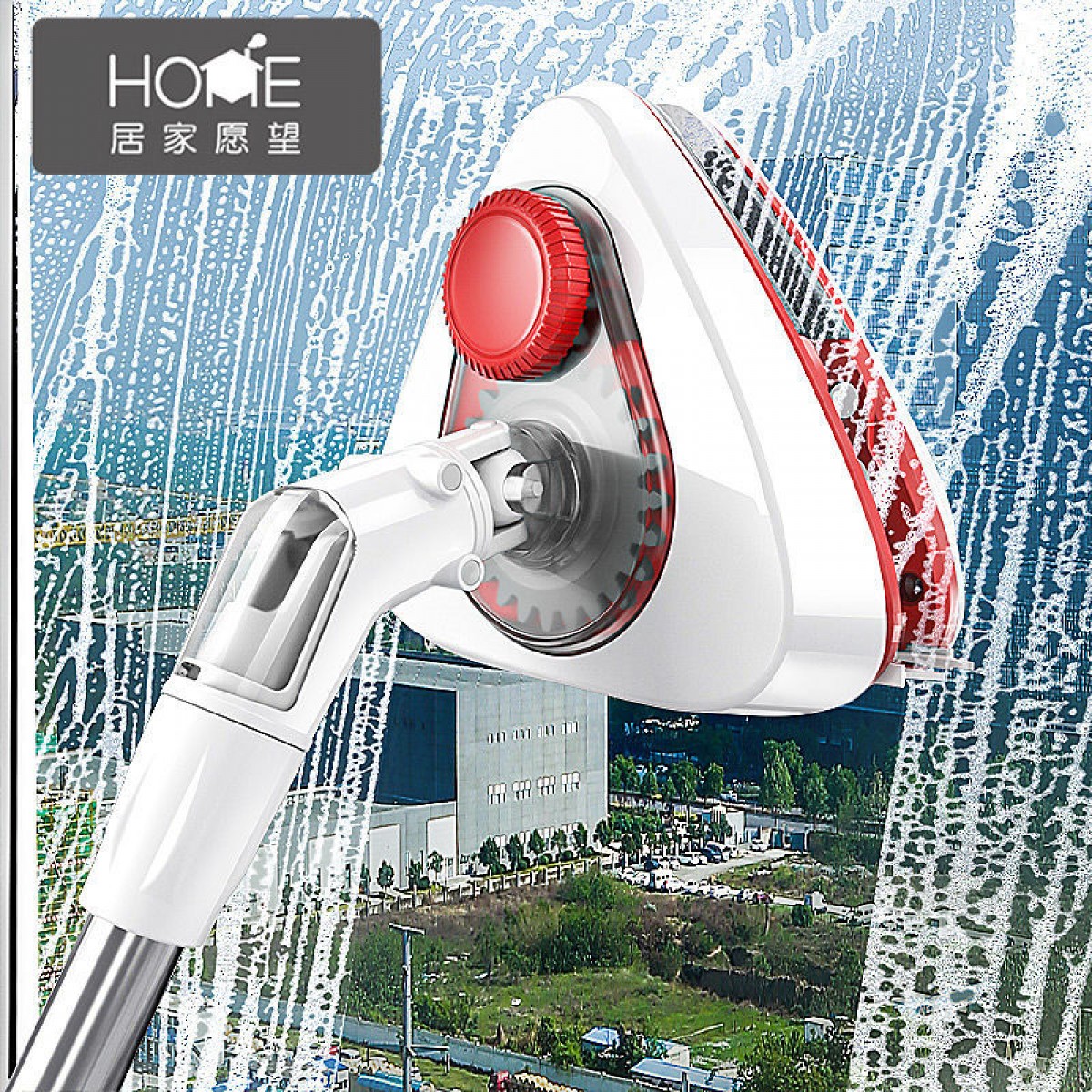 高樓擦玻璃神器家用雙面擦窗單層雙層強(qiáng)磁玻璃刮清潔工具