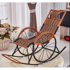 成人午睡躺椅藤椅搖椅家用陽臺(tái)逍遙椅懶人椅搖搖椅老人休閑倚搖椅【預(yù)售商品】