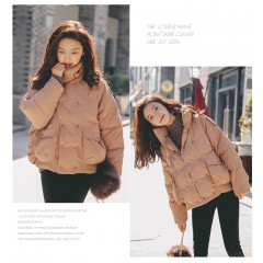 新款韓版棉服女港風東大門冬寬松學生面包服百搭棉襖