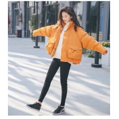 新款韓版棉服女港風東大門冬寬松學生面包服百搭棉襖