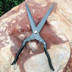 剪羊毛的剪刀手動(dòng)純手工彈簧大號(hào)家用剪子兔毛剪狗毛的工具修毛剪