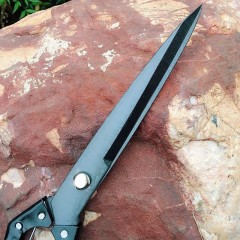 剪羊毛的剪刀手動(dòng)純手工彈簧大號(hào)家用剪子兔毛剪狗毛的工具修毛剪