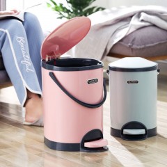 【買1送90只垃圾袋】垃圾桶腳踏家用帶蓋可愛衛(wèi)生間大號(hào)客廳廚房