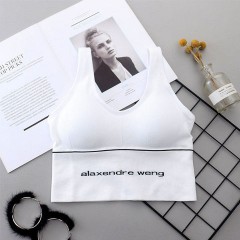 運動內(nèi)衣女學(xué)生韓版防震文胸抹胸美背聚攏無鋼圈裹胸吊帶背心外穿