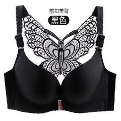 大碼前扣無(wú)鋼圈性感美背加肥加大碼胖mm300斤文胸