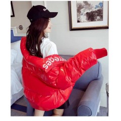 2019新款棉服女短款冬季外套韓版寬松學生棉襖面包服加厚亮面棉衣