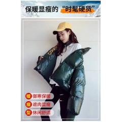 2019新款棉服女短款冬季外套韓版寬松學生棉襖面包服加厚亮面棉衣