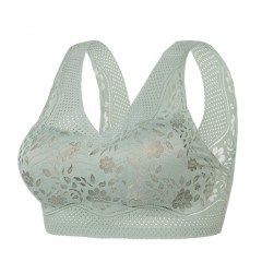 【75-180斤】無痕聚攏文胸無鋼圈冰絲透氣睡眠運動美背內(nèi)衣女胸罩