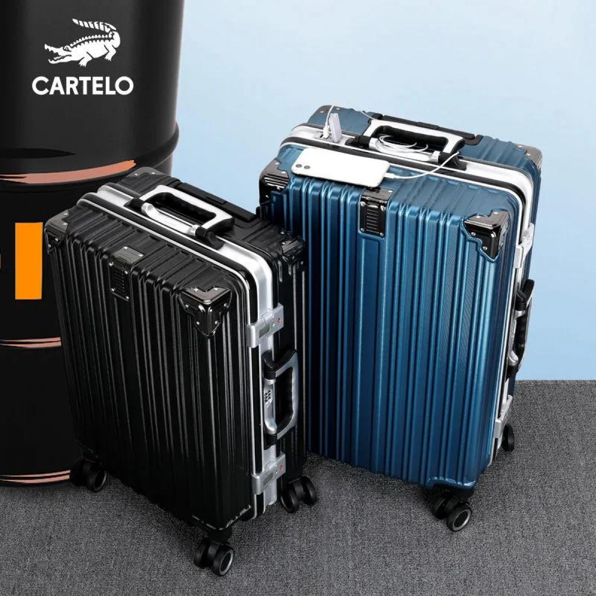 行李箱男學生大容量超大密碼皮箱拉桿箱女萬向輪鋁框旅行箱