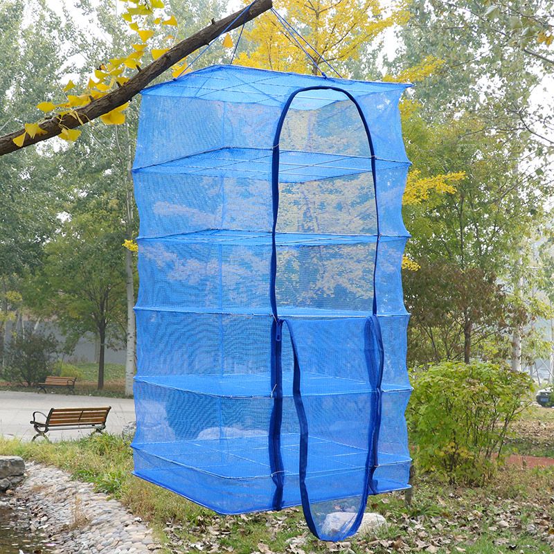 曬網(wǎng)多功能曬干籠折疊曬魚網(wǎng)曬干網(wǎng)防蠅籠家用曬菜網(wǎng)晾曬網(wǎng)兜多層